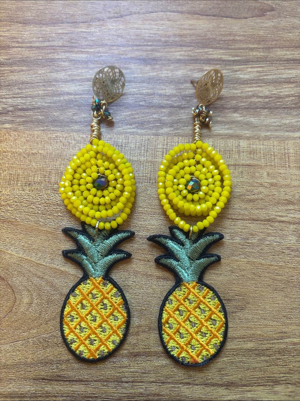 Beautiful fun handmade earrings